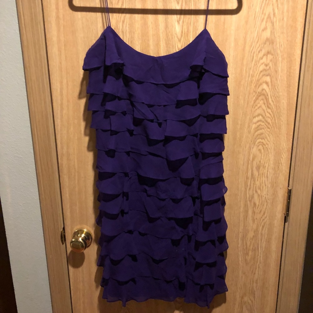 Ralph Lauren Silk Ruffle Dress
